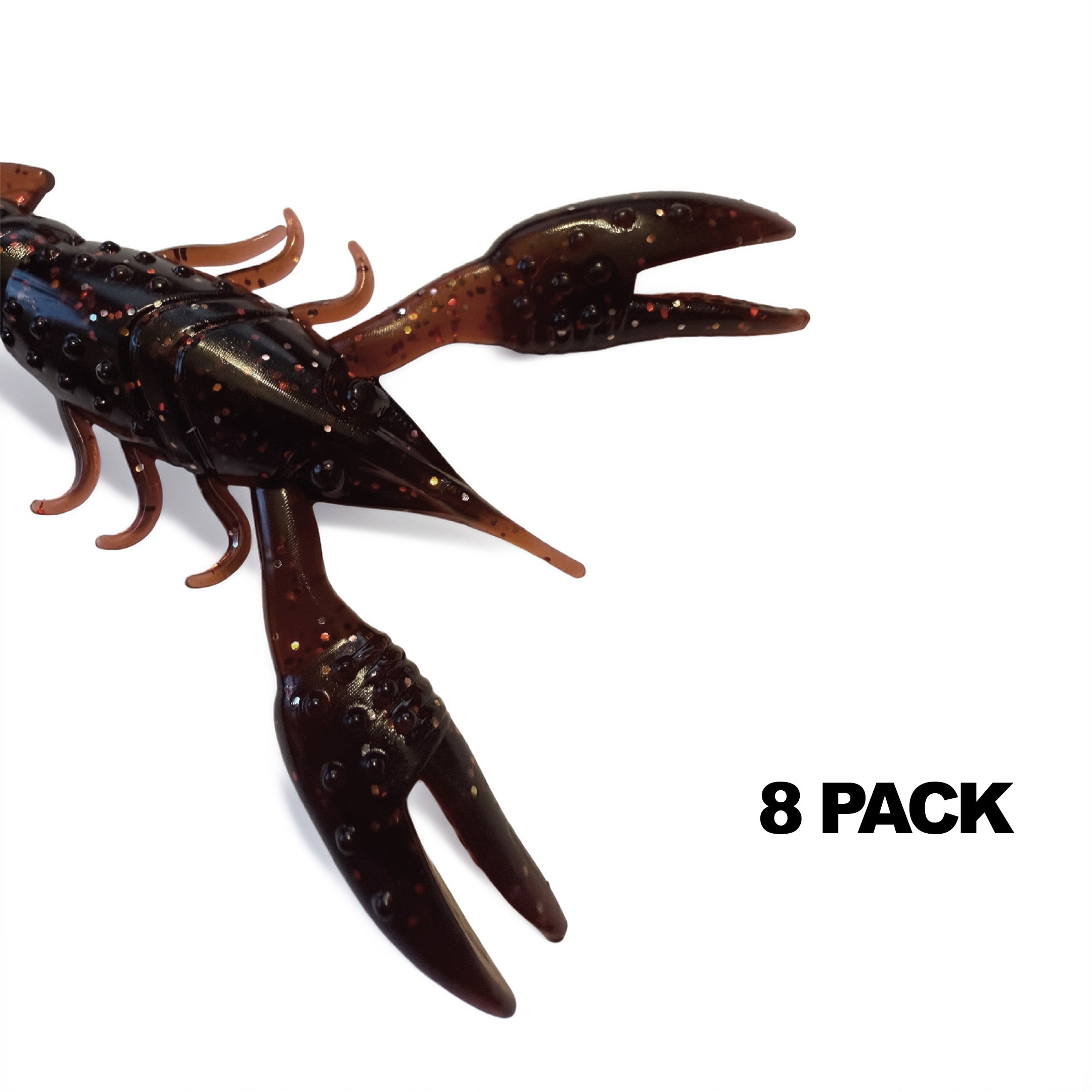 Kräft-jiggar (6,5 cm) 8-PACK